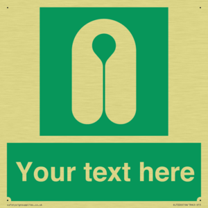 Custom sign safe condition Lifejacket